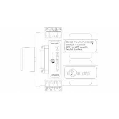 Регулятор громкости Sonance VC60SIM